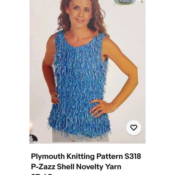 Handmade Knit Sweater Tank Top Sz Large All Over Fringe Hippie Boho Unique - Picture 2 of 9